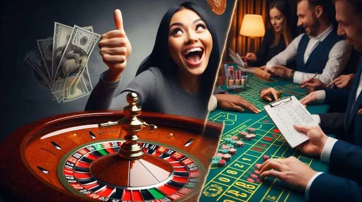 Dealer profesional dori toto melayani meja Texas Poker dengan teknologi kamera multi-angle